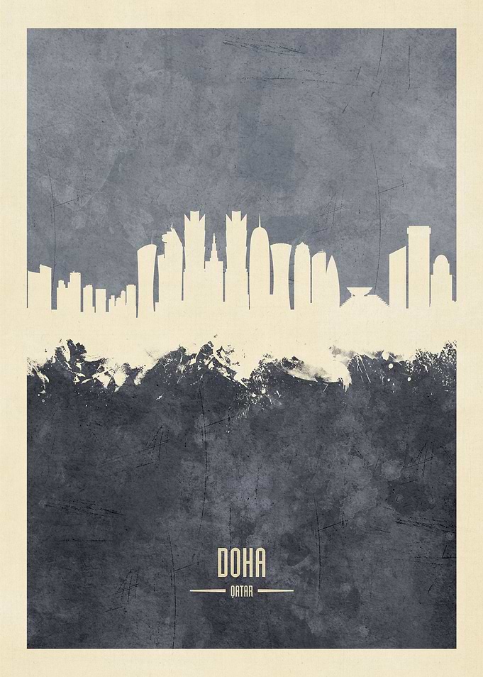 Doha Qatar Skyline