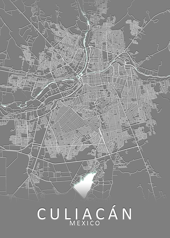 Culiacan Mexico City Map