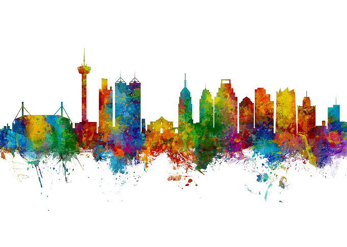 San Antonio Texas Skyline