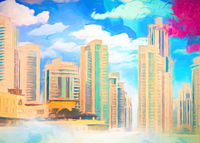 City in the clouds