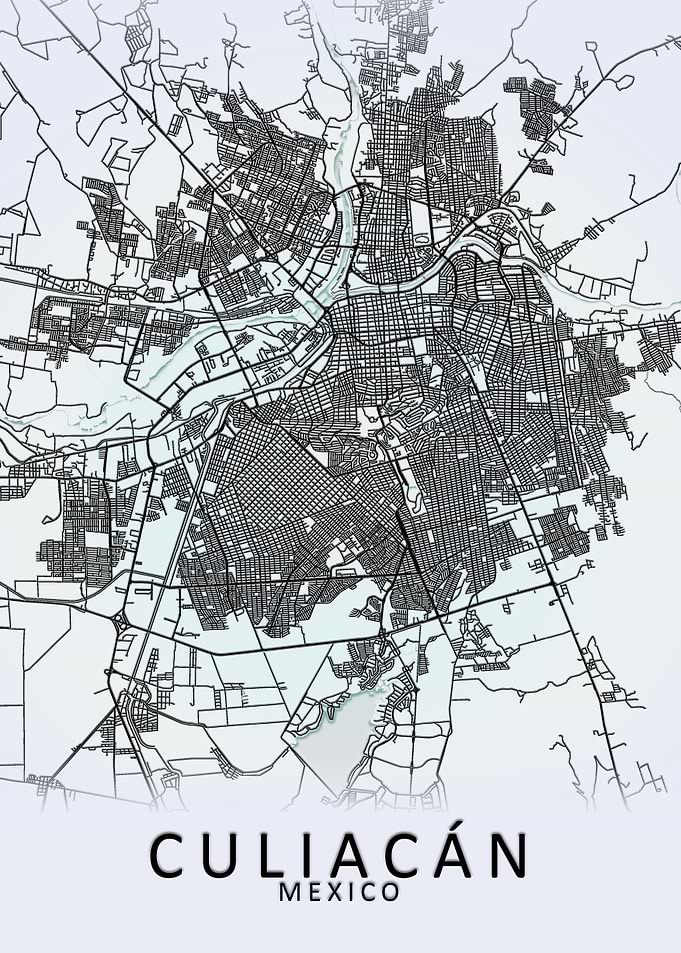 Culiacan Mexico City Map