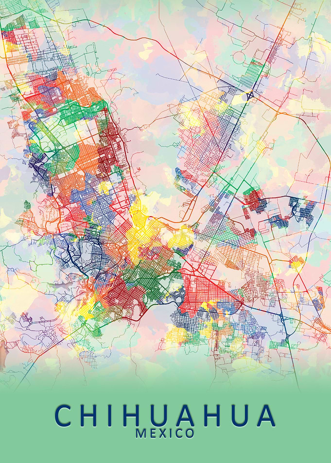 Chihuahua Mexico City Map