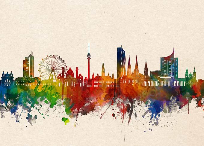 vienna watercolor