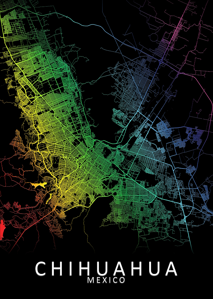 Chihuahua Mexico City Map