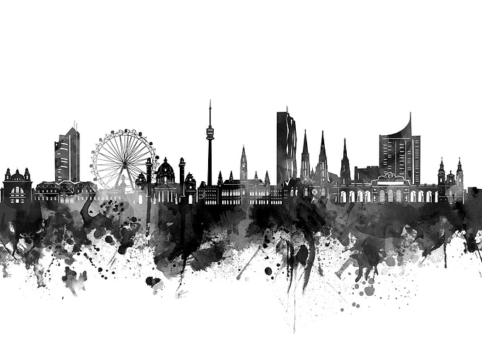 vienna skyline black