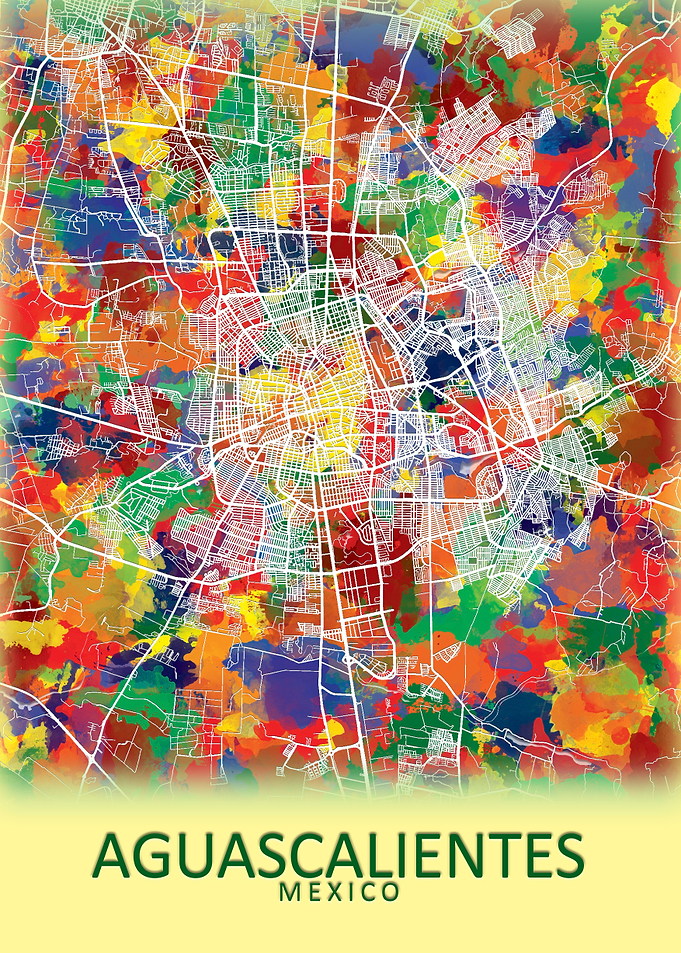 Aguascalientes Mexico Map