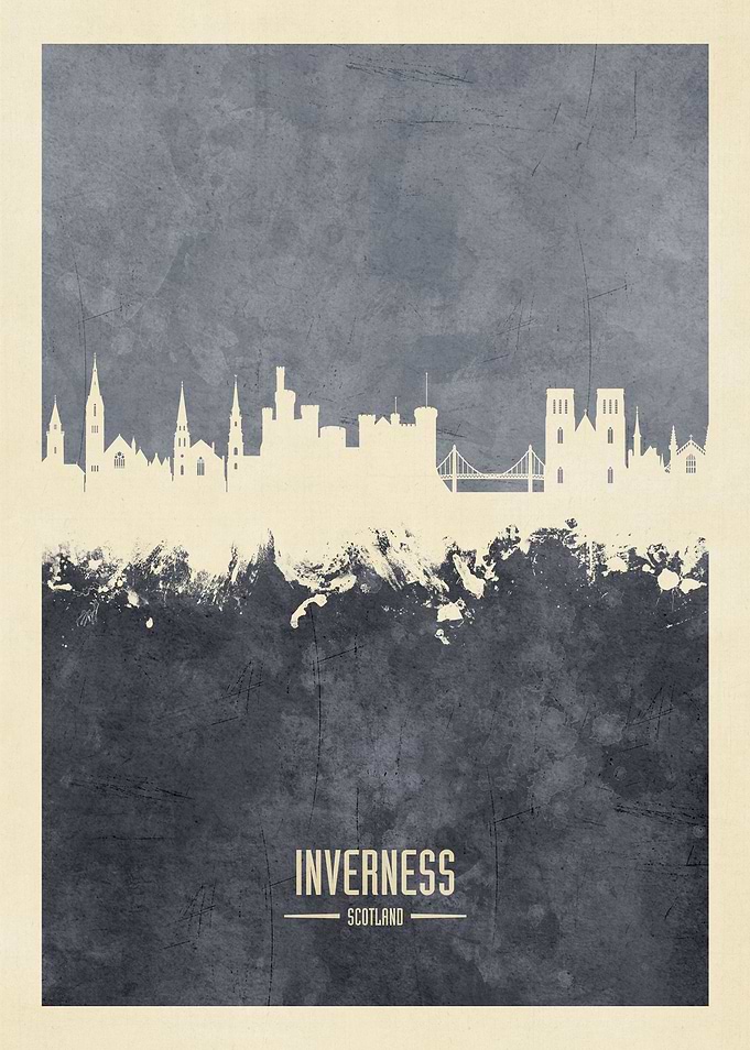 Inverness Scotland Skyline