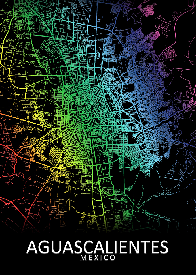 Aguascalientes Mexico Map