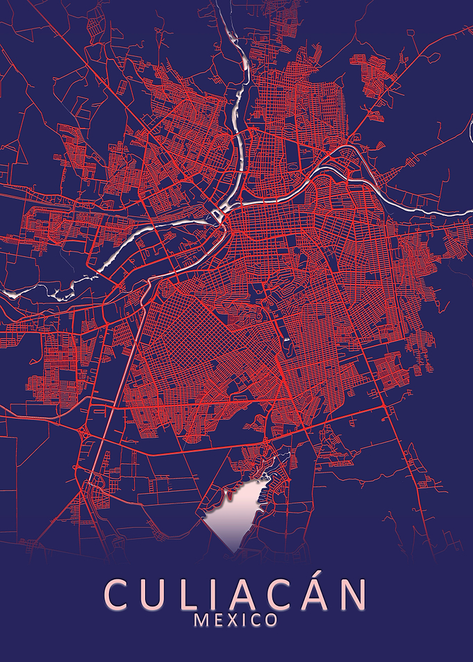 Culiacan Mexico City Map