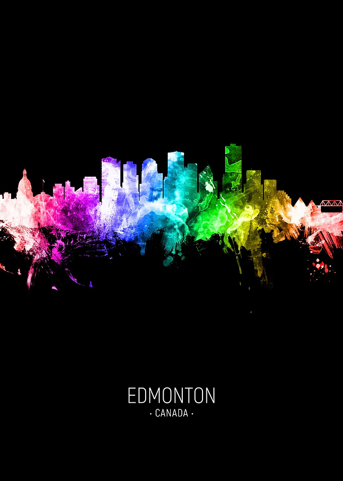 Edmonton Canada Skyline