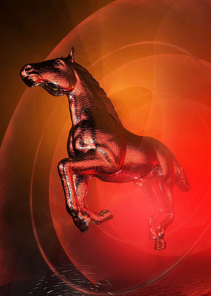 Abstract Horse 026