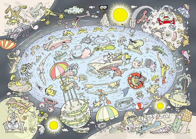 space beach