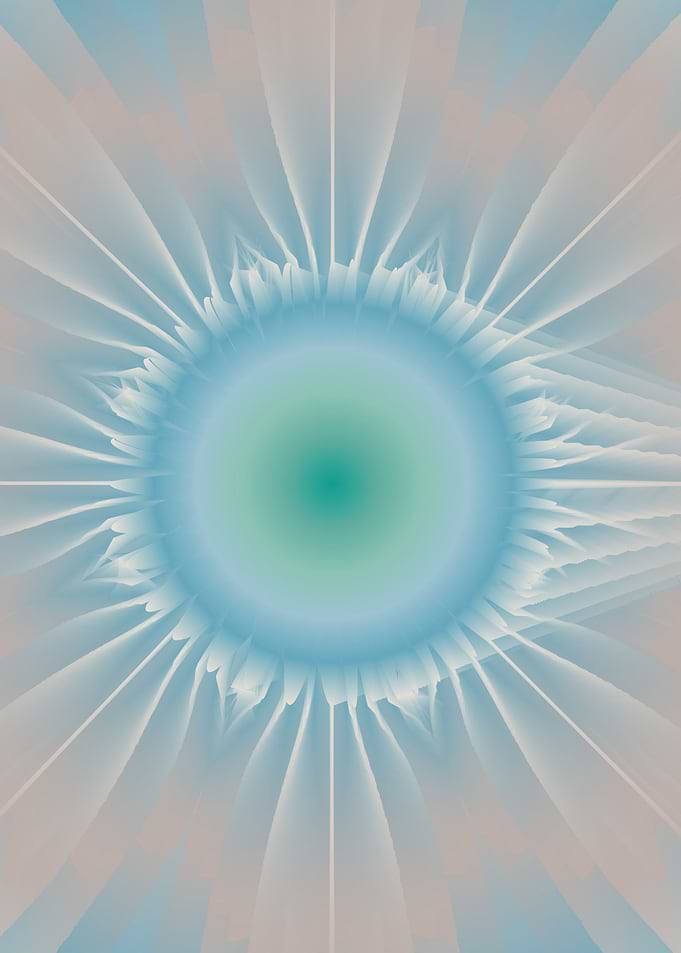 Flower rendered 3d