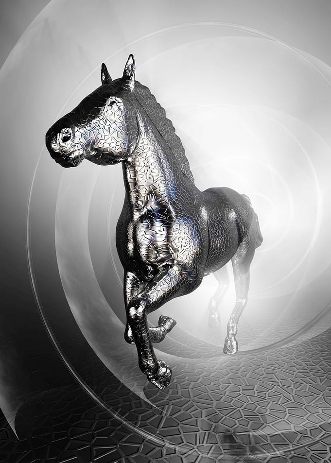 Abstract Horse 003