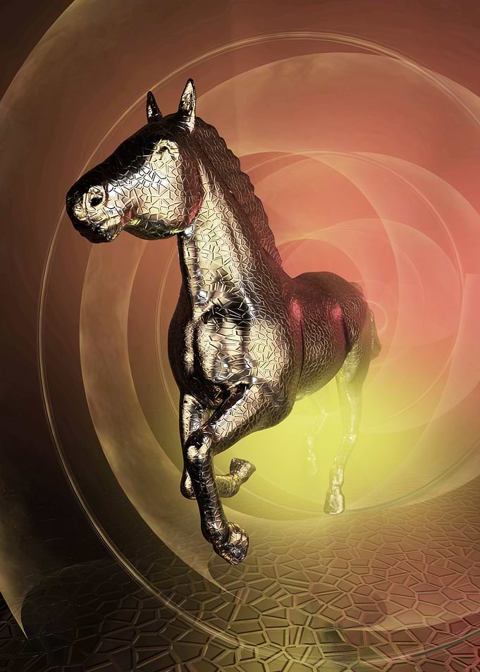 Abstract Horse 024