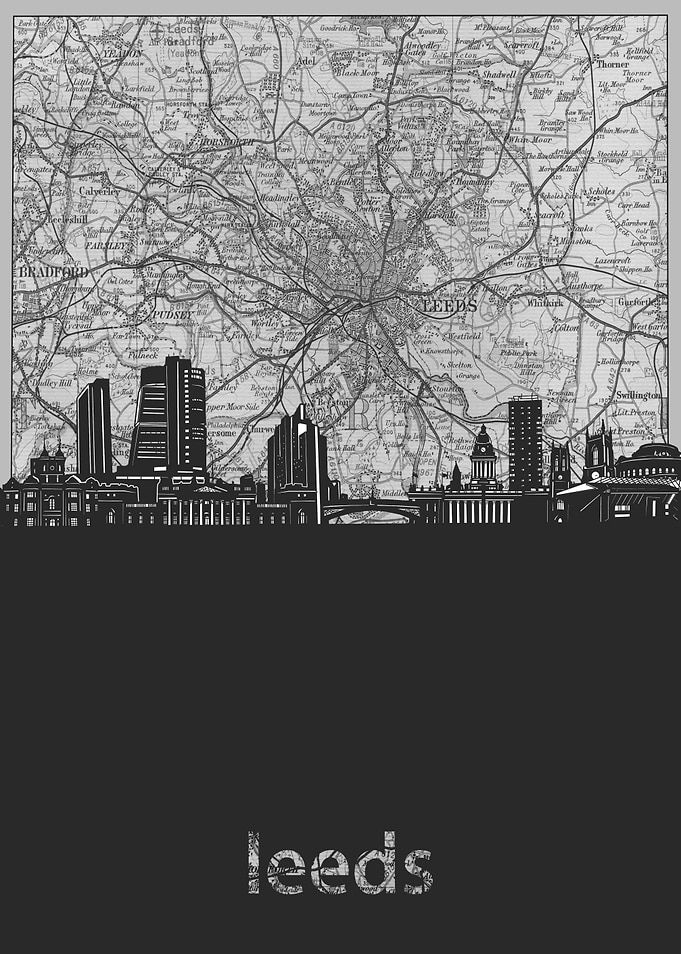 leeds skyline grey