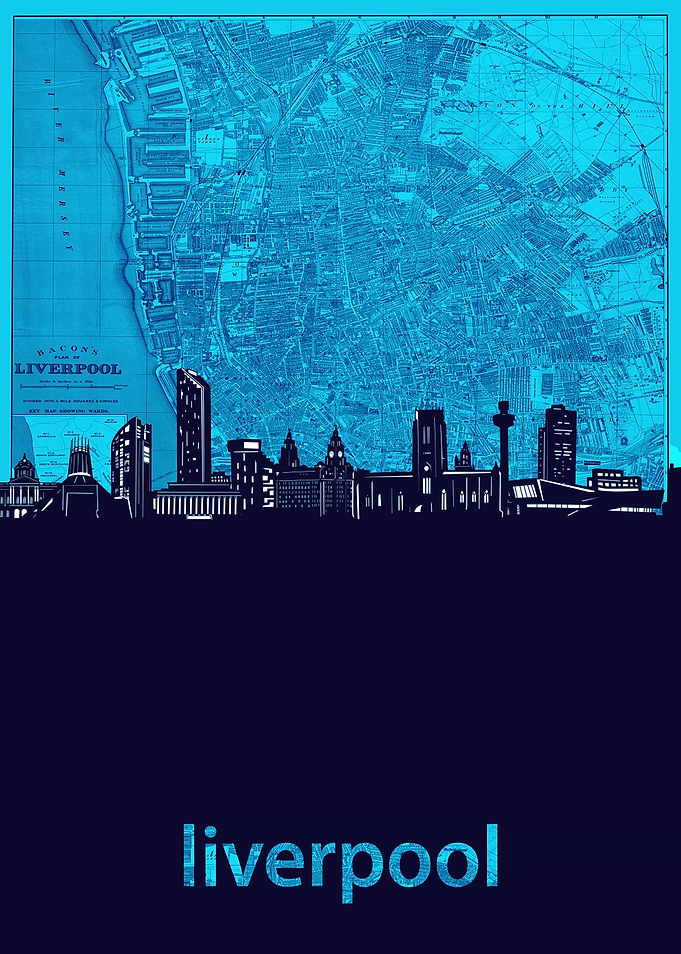 liverpool skyline turquois