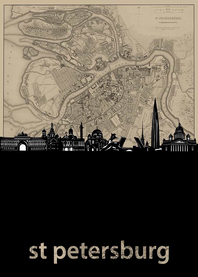 saint petersburg skyline