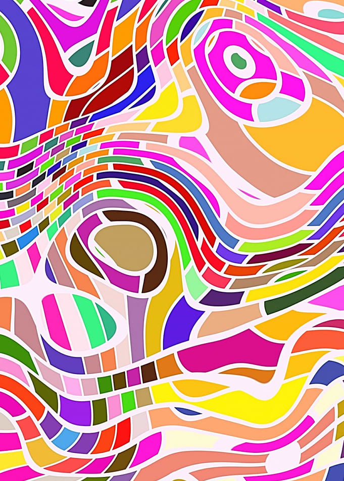 Swirling Bright Background