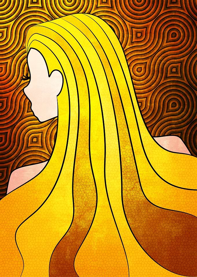 Lady In Yellow