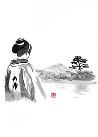 geisha is watching