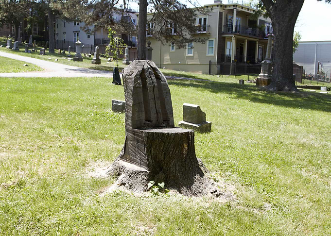Wooden trone