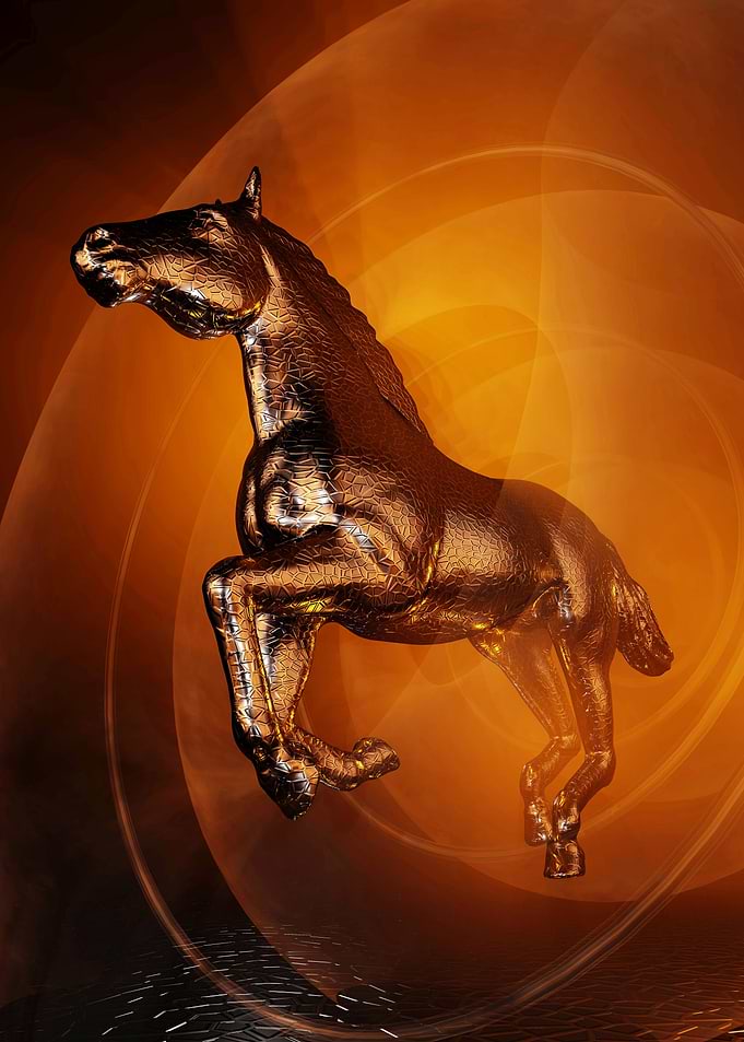 Abstract Horse 011