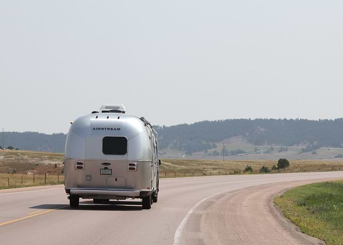 Airstream on the road