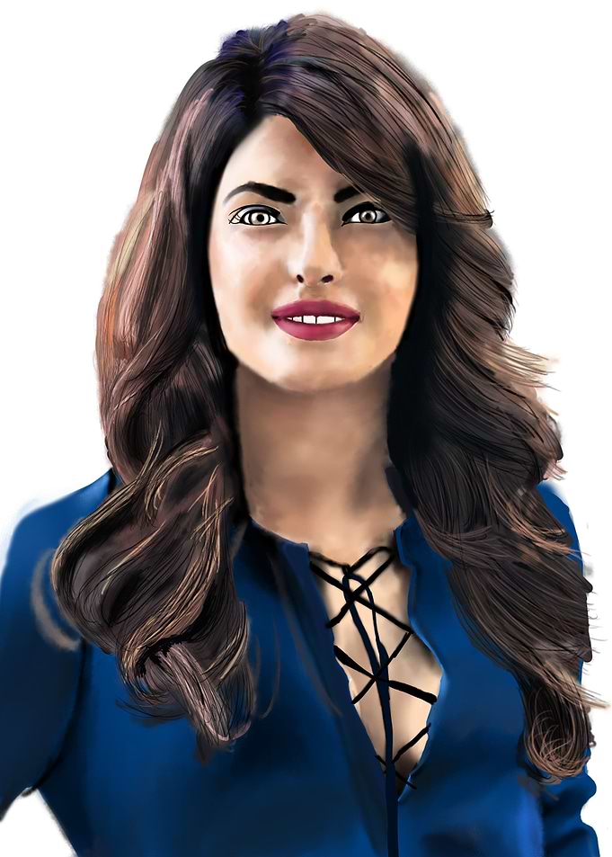 priyanka chopra painting