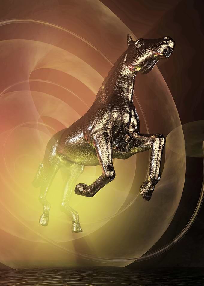 Abstract Horse 022