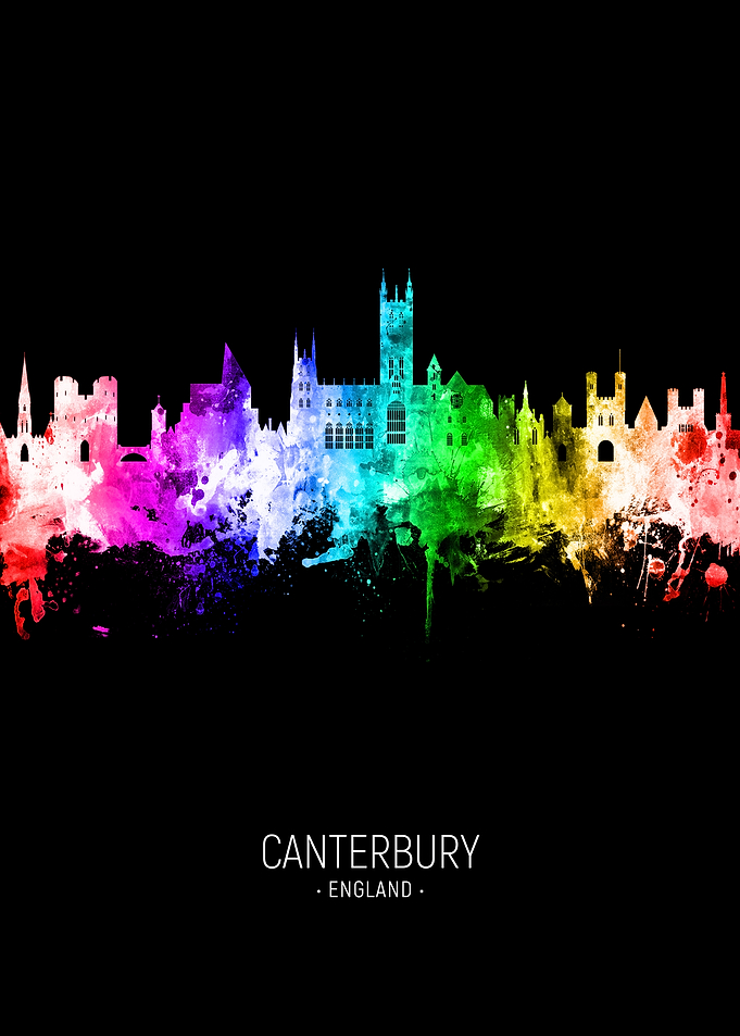 Canterbury England Skyline