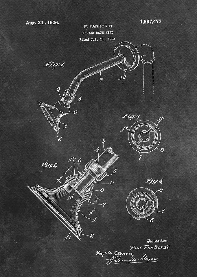 patent Panhorst Shower bat