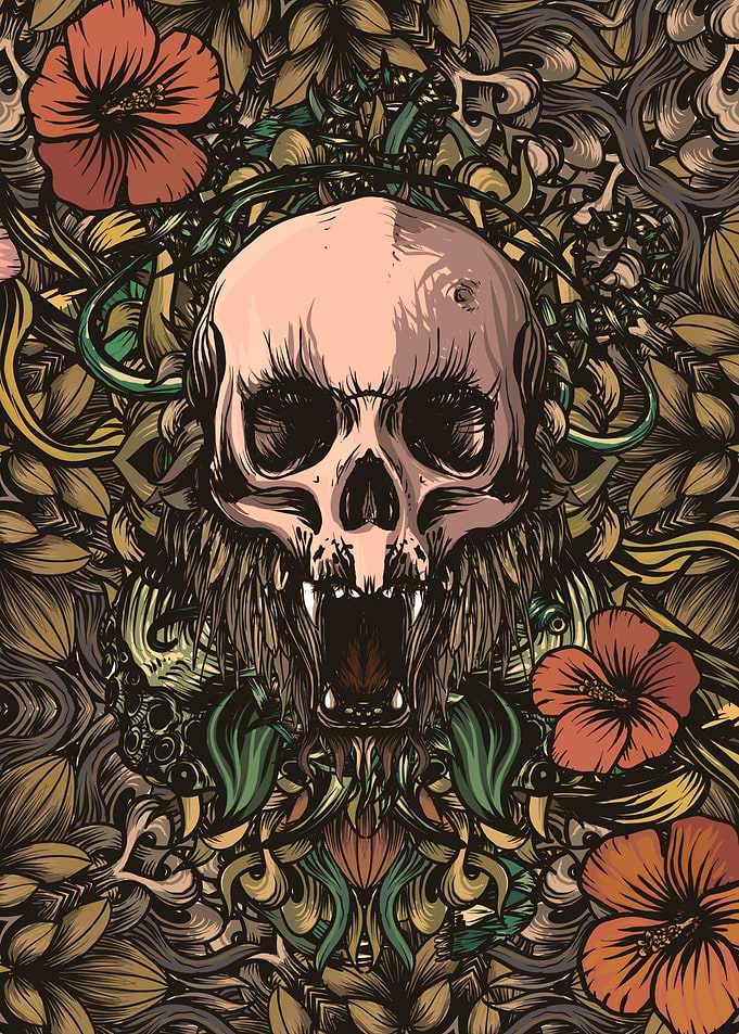 Ape skull