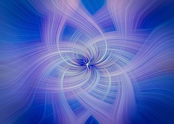 Light are dancing