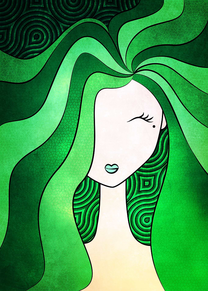 Lady In Green