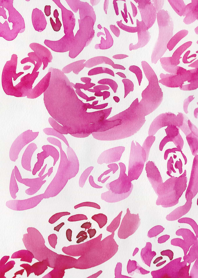 8 Watercolour Floral