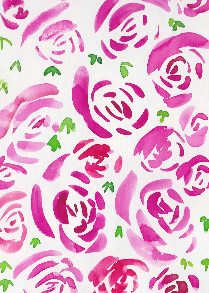 12 Watercolour Floral