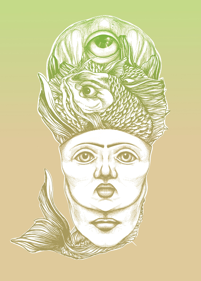 Girl and Fishes