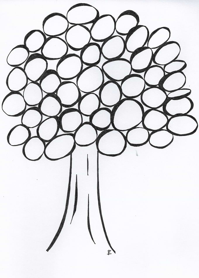 Black and White Tree