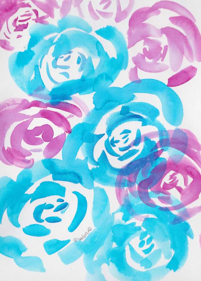 1 Watercolour Floral