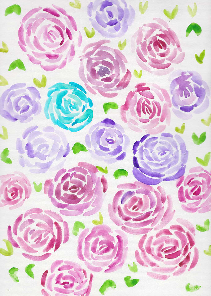 17 Watercolour Floral