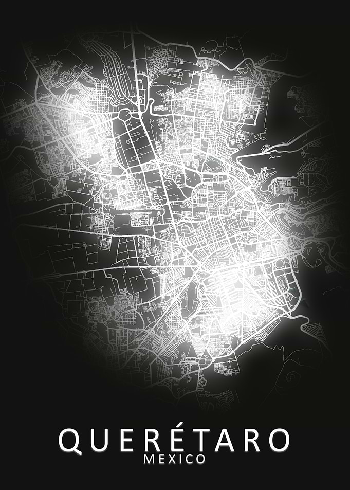 Queretaro Mexico City Map