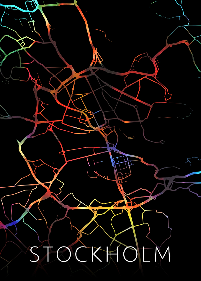 Stockholm Sweden City Map