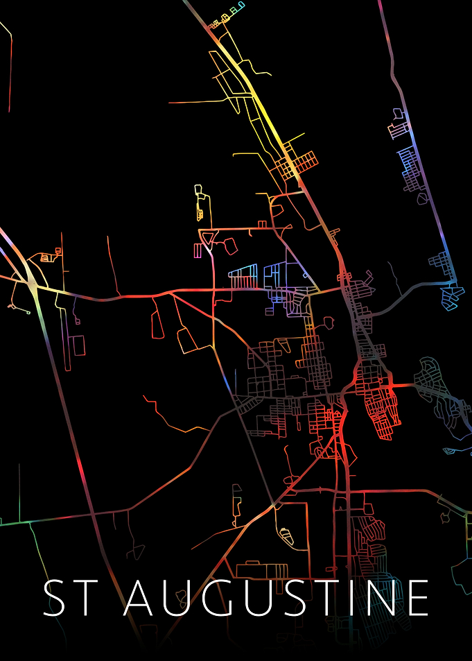St Augustine Florida Map