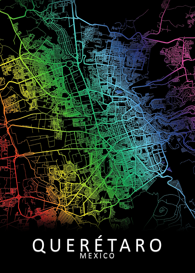 Queretaro Mexico City Map