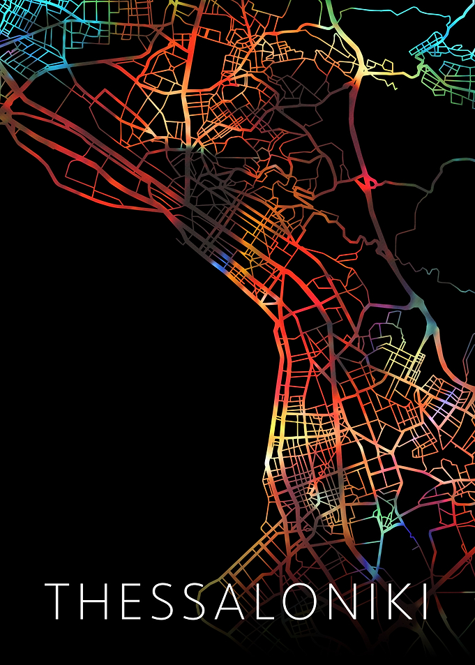Thessaloniki Greece Map