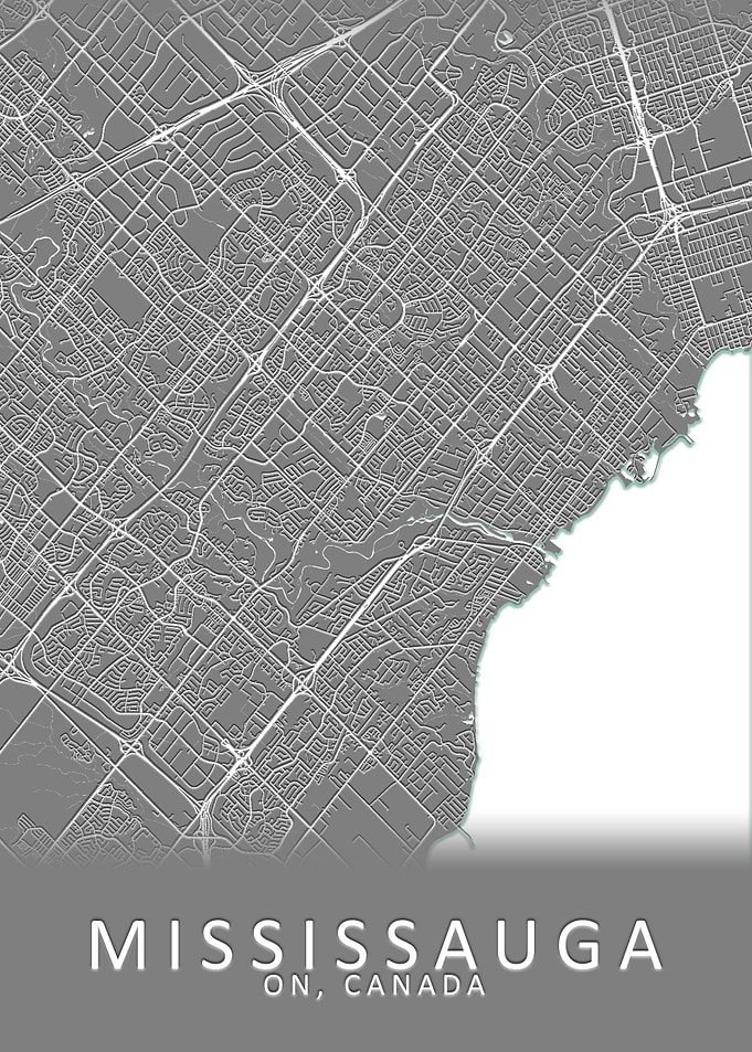 Mississauga Canada Map