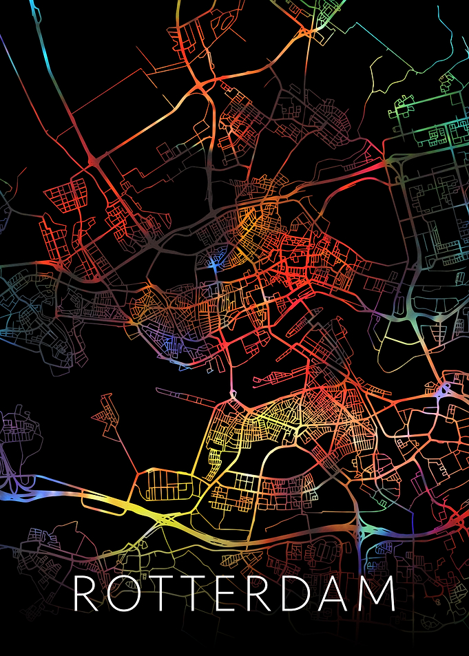 Rotterdam Netherlands Map