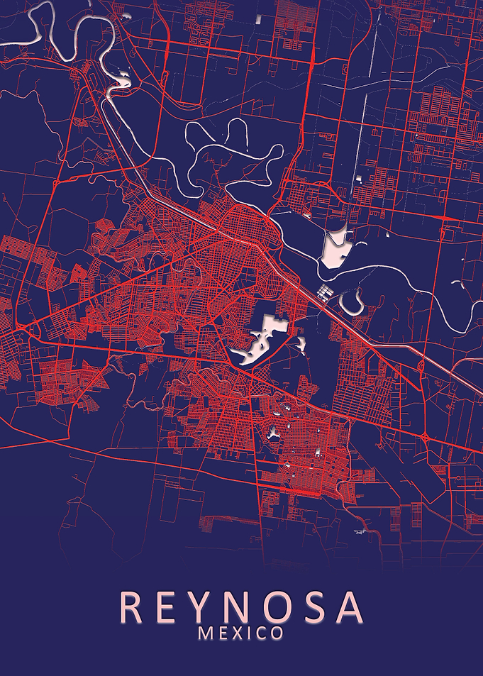 Reynosa Mexico City Map