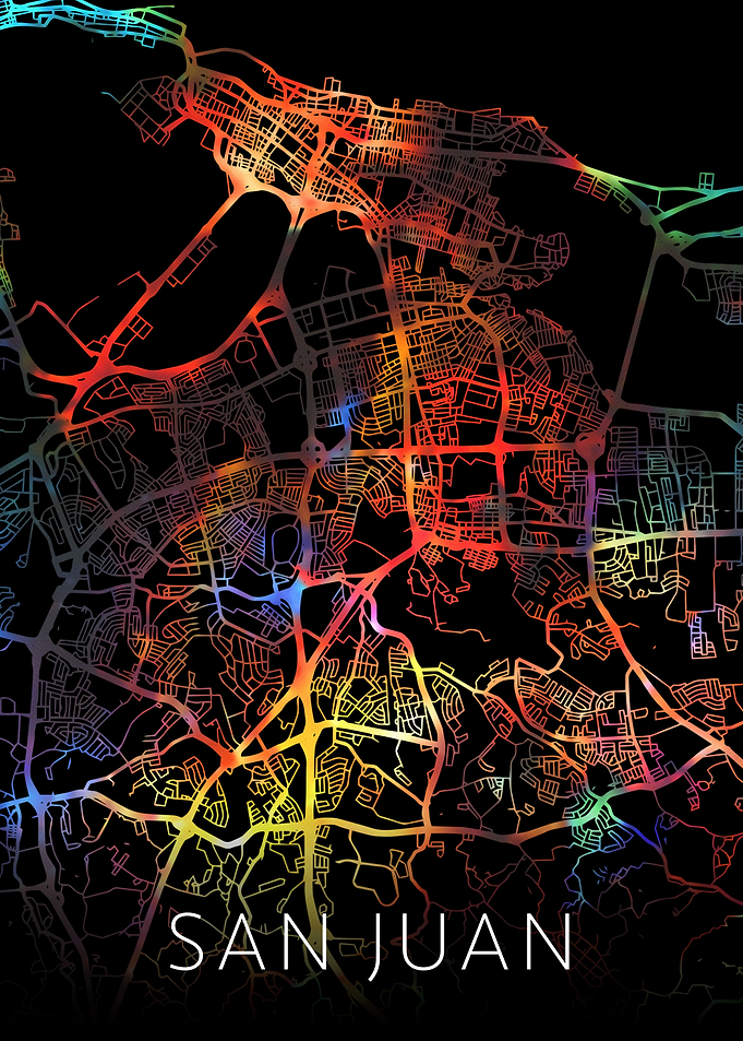 San Juan Puerto Rico Map